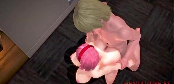  Naruto Hentai 3D - Sakura boobjobs and fucked with creampie